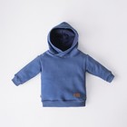 Костюм детский спортивный KinDerLitto «Оверсайз», 2 предмета: худи, штаны, рост 74-80 см, цвет деним - Фото 3