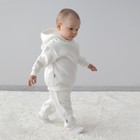 Костюм детский спортивный KinDerLitto «Оверсайз», 2 предмета: худи, штаны, рост 86-92 см, цвет сахар - Фото 2