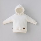 Костюм детский спортивный KinDerLitto «Оверсайз», 2 предмета: худи, штаны, рост 98-104 см, цвет сахар - Фото 3