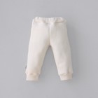Костюм детский спортивный KinDerLitto «Оверсайз», 2 предмета: худи, штаны, рост 98-104 см, цвет сахар - Фото 4