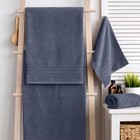 Полотенце махровое Самойловский Текстиль, 400 гр, размер 33х70 см, цвет маренго - Фото 2