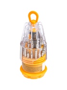 Набор для точных работ ТУНДРА, CrV, держатель с битами, в кейсе, 31 предмет - Фото 4