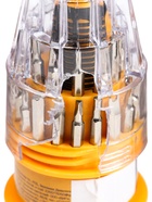 Набор для точных работ ТУНДРА, CrV, держатель с битами, в кейсе, 31 предмет - Фото 5