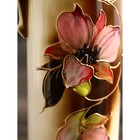 Ваза керамическая "Сакура", напольная, орхидея, разноцветная, 53 см - Фото 5