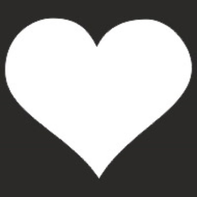 Наклейка БЛИКЕР термо плоттер, Skyway «Сердце», светоотр, 50х50 мм, цвет серебро