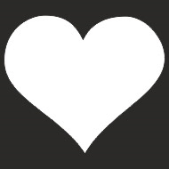 Наклейка БЛИКЕР термо плоттер, Skyway «Сердце», светоотр, 50х50 мм, цвет серебро - Фото 1