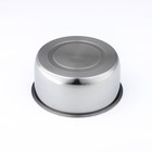 УЦЕНКА Набор мисок из нержавеющей стали с крышками 3 шт: 0,75 л, 1 л, 1,45 л, d=15 см, d=16,5 см, 18,5 см - Фото 4