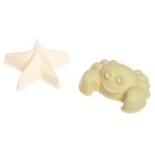 Набор игрушек для песочницы «Полынь», 8 предметов: совок, грабли, сито, ведерко, 4 формочки - Фото 3