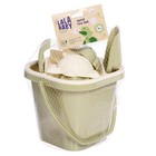 Набор игрушек для песочницы «Полынь», 8 предметов: совок, грабли, сито, ведерко, 4 формочки - Фото 8