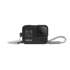 Силиконовый чехол с ремешком для камеры HERO8 GoPro AJSST-001, чёрный - фото 301402653