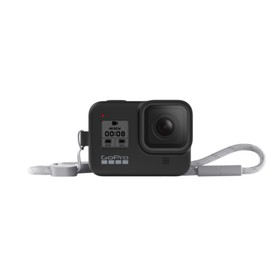 Силиконовый чехол с ремешком для камеры HERO8 GoPro AJSST-001, чёрный