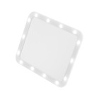 УЦЕНКА Зеркало LuazON KZ-01, подсветка, настольное, 14 диодов, 4хАА (не в комплекте), белое - Фото 4