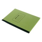 Книга учета, 96 листов, обложка картон 7Б, блок ГАЗЕТНЫЙ, клетка, цвет зеленый (имитация) - Фото 2