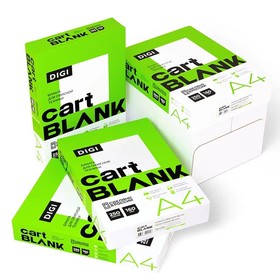

Бумага А4 250л CARTBLANK, 160г/м2, белизна 146% CIE, класс C