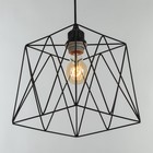 Светильник BayerLux "Сеть" 1х40Вт Е27 черный 22х22х21см - фото 22726664