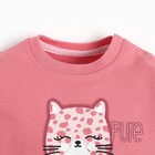 Лонгслив детский (2шт), цвет пудра, рост 74 см - фото 22264077