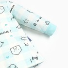 Набор (лонгслив 2шт) детский, цвет голубой, рост 68см - фото 22264098