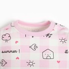 Лонгслив детский (2 шт), цвет розовый, рост 74 см - фото 22264129