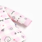 Лонгслив детский (2 шт), цвет розовый, рост 74 см - фото 22264130