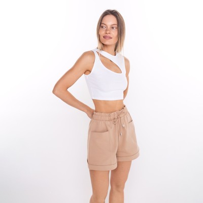 Топ женский, цвет белый, размер 42 (S)