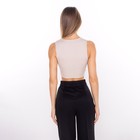 Майка женская, цвет тёмно-кремовый, размер 44 (M) - Фото 5