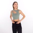 Майка женская, цвет зелёный, размер 44 (M) - Фото 3