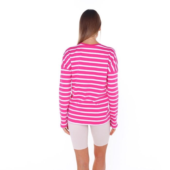 Лонгслив женский, цвет розовый, размер 46 (L) 63356