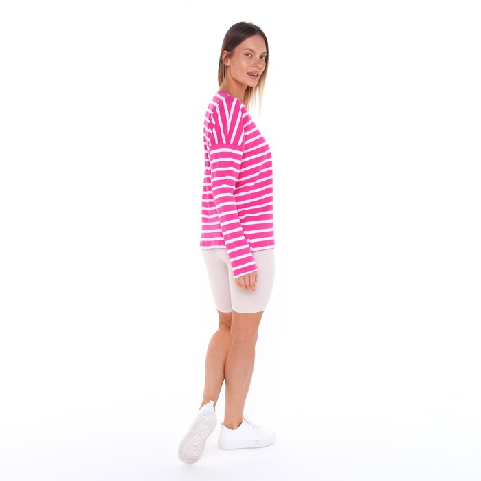 Лонгслив женский, цвет розовый, размер 46 (L) 63356