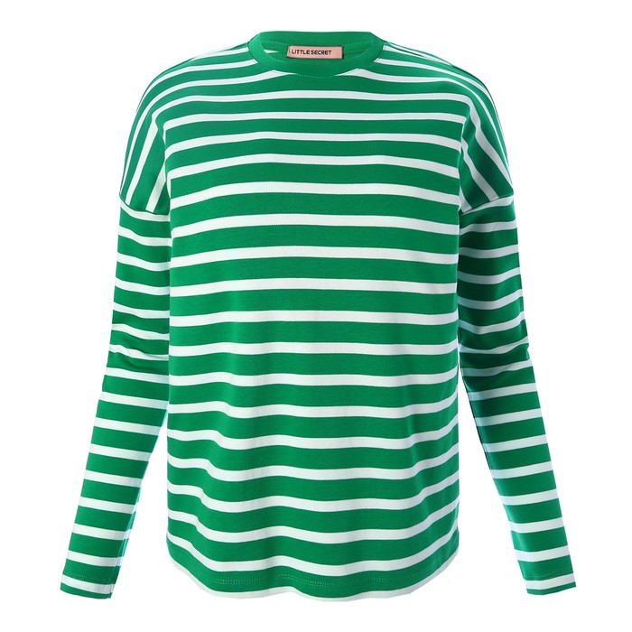 Лонгслив женский, цвет тёмно-зелёный, размер 50 (XXL) 63361