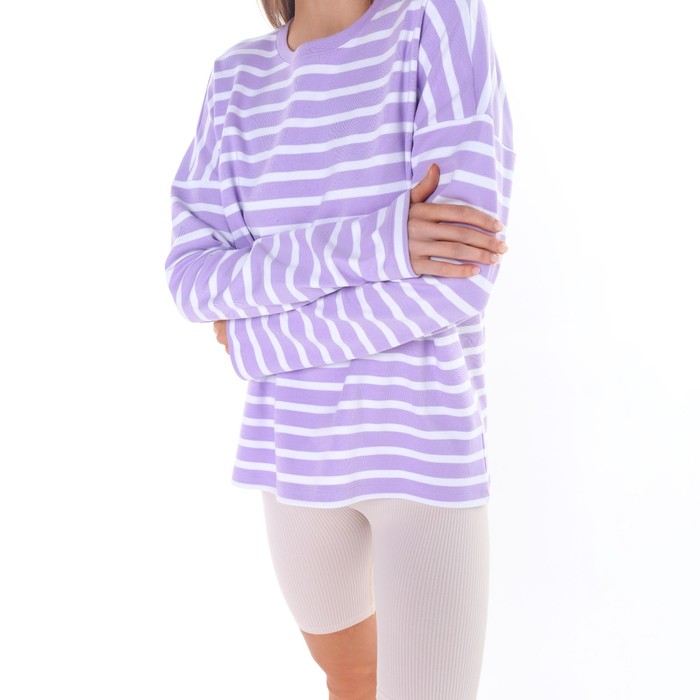 Лонгслив женский, цвет лаванда, размер 46 (L) 63364