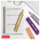 Набор текстовыделителей Luxor "Textliter Metallic" 04 цвета, 1-5мм, чехол с европодвесом. - фото 23378117