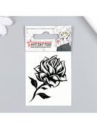 Переводная тату на тело «Роза», 5.3×6.2 см - фото 42890353