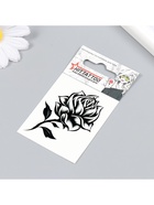 Переводная тату на тело «Роза», 5.3×6.2 см - фото 42890354