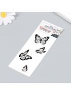 Переводные тату на тело чёрные «Бабочки», 5.6?12 см (комплект 3 шт) - фото 42890357 Переводные тату на тело чёрные «Бабочки», 5.6?12 см (комплект 3 шт) - фото 42890357