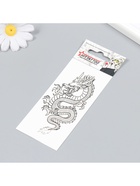 Переводные тату на тело «Дракон», 5.6×12 см - фото 42890359