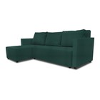 Угловой диван «Алиса 3», еврокнижка, рогожка bahama plus, цвет emerald - Фото 3