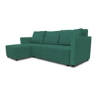 Угловой диван «Алиса 3», еврокнижка, велюр bingo, цвет green - Фото 3
