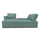Угловой диван «Алиса 3», еврокнижка, велюр bingo, цвет mint - Фото 2