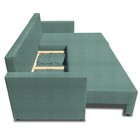 Угловой диван «Алиса 3», еврокнижка, велюр bingo, цвет mint - Фото 4