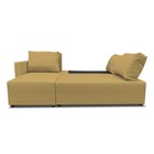 Угловой диван «Алиса 3», еврокнижка, велюр bingo, цвет mustard - Фото 2
