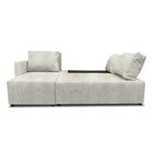 Угловой диван «Алиса 3», еврокнижка, велюр dakota, цвет ivory - Фото 2
