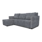 Угловой диван «Алиса 3», еврокнижка, велюр dakota, цвет grey - Фото 3