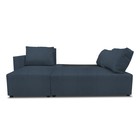 Угловой диван «Алиса 3», еврокнижка, рогожка lunar, цвет navy - Фото 2