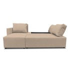 Угловой диван «Алиса 3», еврокнижка, рогожка savana, цвет camel - Фото 2