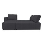 Угловой диван «Алиса 3», еврокнижка, велюр vital, цвет grafit - Фото 2