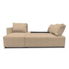 Угловой диван «Алиса 3», еврокнижка, рогожка solta, цвет beige - Фото 2