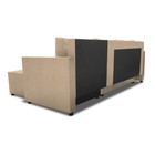 Угловой диван «Алиса 3», еврокнижка, рогожка solta, цвет beige - Фото 5