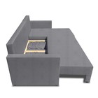 Угловой диван «Алиса 3», еврокнижка, рогожка solta, цвет grey - Фото 4