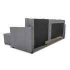 Угловой диван «Алиса 3», еврокнижка, рогожка solta, цвет grey - Фото 5