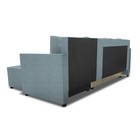 Угловой диван «Алиса 3», еврокнижка, рогожка solta, цвет navy - Фото 5